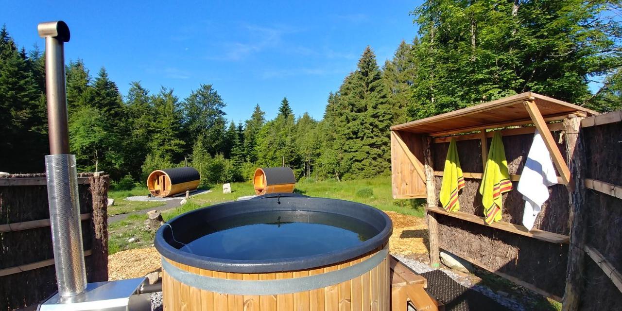 جوراردُميه Chalet De Martimprey - Chalets - Gites - Chambres D' Hotes Et Spas المظهر الخارجي الصورة