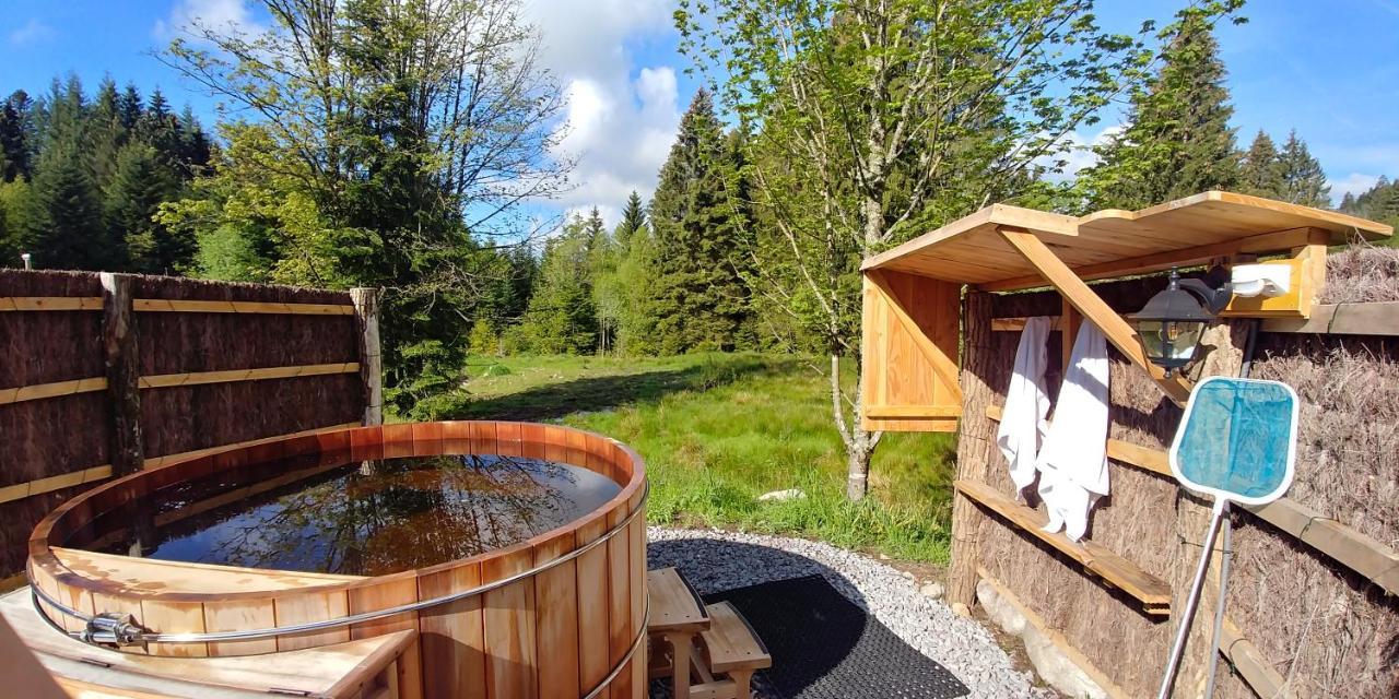 جوراردُميه Chalet De Martimprey - Chalets - Gites - Chambres D' Hotes Et Spas المظهر الخارجي الصورة